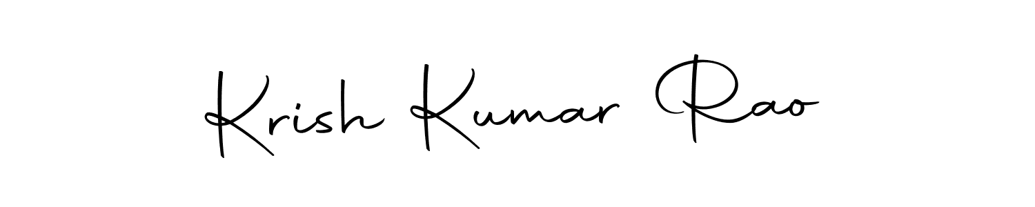 Make a beautiful signature design for name Krish Kumar Rao. With this signature (Autography-DOLnW) style, you can create a handwritten signature for free. Krish Kumar Rao signature style 10 images and pictures png
