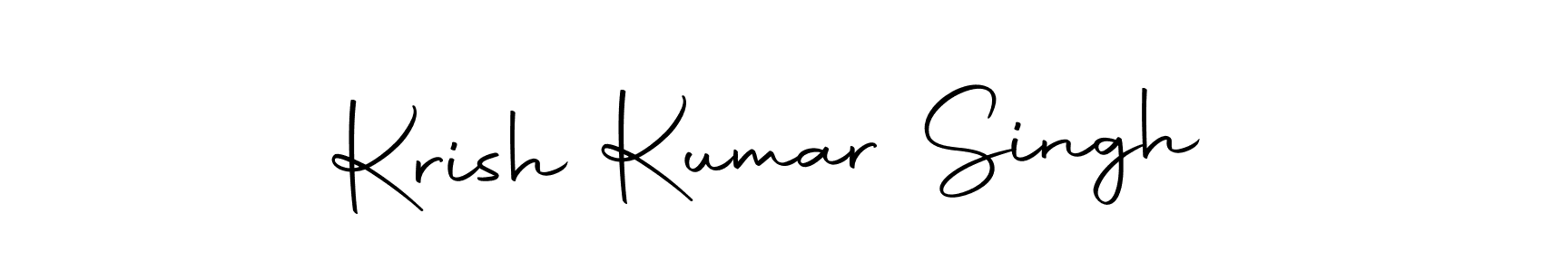 You can use this online signature creator to create a handwritten signature for the name Krish Kumar Singh. This is the best online autograph maker. Krish Kumar Singh signature style 10 images and pictures png