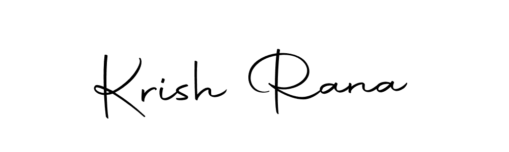 Krish Rana stylish signature style. Best Handwritten Sign (Autography-DOLnW) for my name. Handwritten Signature Collection Ideas for my name Krish Rana. Krish Rana signature style 10 images and pictures png