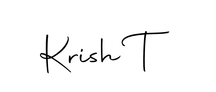 How to Draw Krish T signature style? Autography-DOLnW is a latest design signature styles for name Krish T. Krish T signature style 10 images and pictures png