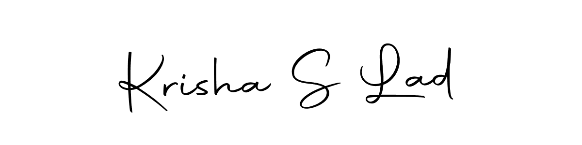 It looks lik you need a new signature style for name Krisha S Lad. Design unique handwritten (Autography-DOLnW) signature with our free signature maker in just a few clicks. Krisha S Lad signature style 10 images and pictures png