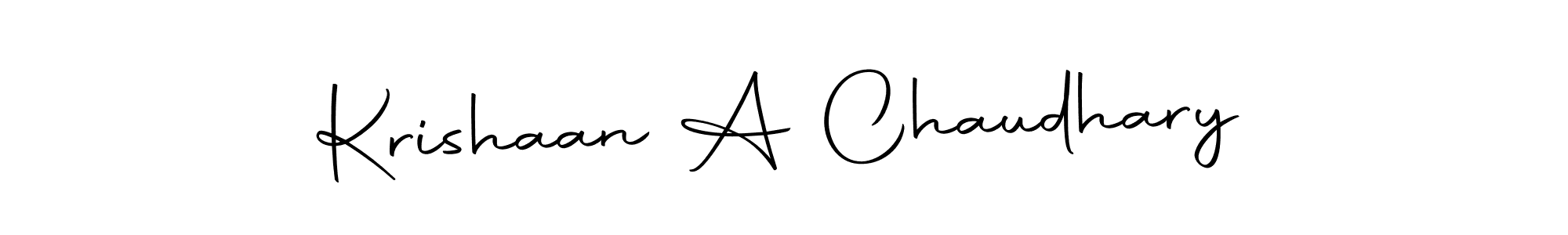 Similarly Autography-DOLnW is the best handwritten signature design. Signature creator online .You can use it as an online autograph creator for name Krishaan A Chaudhary. Krishaan A Chaudhary signature style 10 images and pictures png