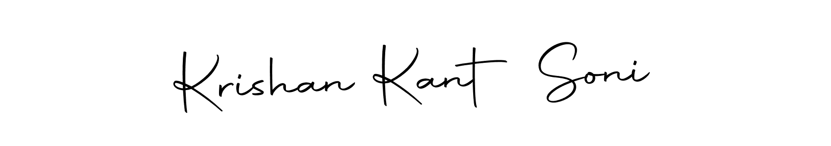 Make a short Krishan Kant Soni signature style. Manage your documents anywhere anytime using Autography-DOLnW. Create and add eSignatures, submit forms, share and send files easily. Krishan Kant Soni signature style 10 images and pictures png