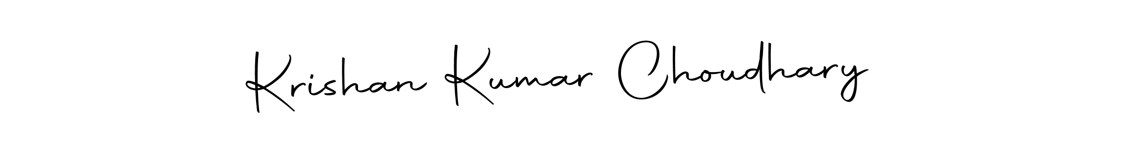 Design your own signature with our free online signature maker. With this signature software, you can create a handwritten (Autography-DOLnW) signature for name Krishan Kumar Choudhary. Krishan Kumar Choudhary signature style 10 images and pictures png