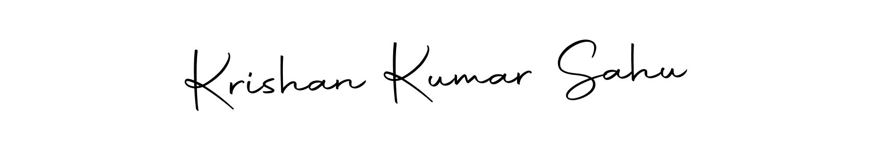 Use a signature maker to create a handwritten signature online. With this signature software, you can design (Autography-DOLnW) your own signature for name Krishan Kumar Sahu. Krishan Kumar Sahu signature style 10 images and pictures png