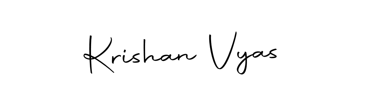 Autography-DOLnW is a professional signature style that is perfect for those who want to add a touch of class to their signature. It is also a great choice for those who want to make their signature more unique. Get Krishan Vyas name to fancy signature for free. Krishan Vyas signature style 10 images and pictures png