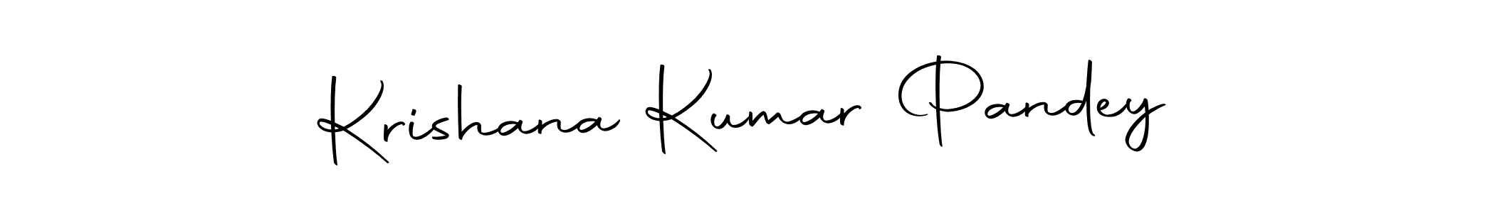 How to make Krishana Kumar Pandey signature? Autography-DOLnW is a professional autograph style. Create handwritten signature for Krishana Kumar Pandey name. Krishana Kumar Pandey signature style 10 images and pictures png