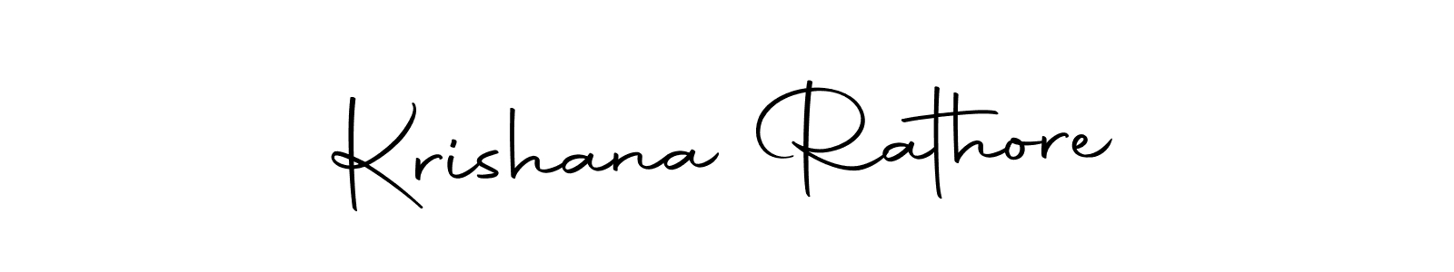 The best way (Autography-DOLnW) to make a short signature is to pick only two or three words in your name. The name Krishana Rathore include a total of six letters. For converting this name. Krishana Rathore signature style 10 images and pictures png