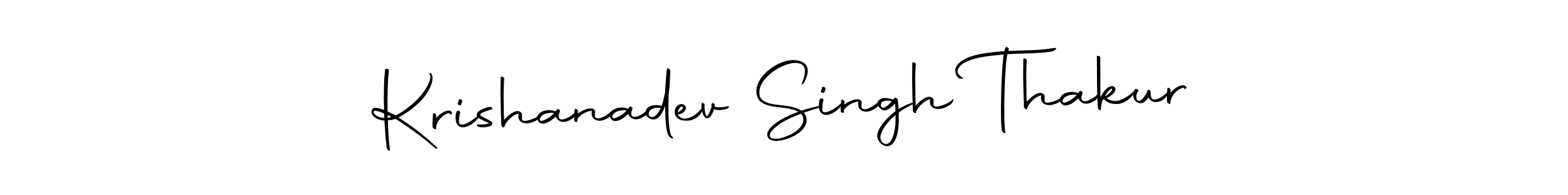 Use a signature maker to create a handwritten signature online. With this signature software, you can design (Autography-DOLnW) your own signature for name Krishanadev Singh Thakur. Krishanadev Singh Thakur signature style 10 images and pictures png