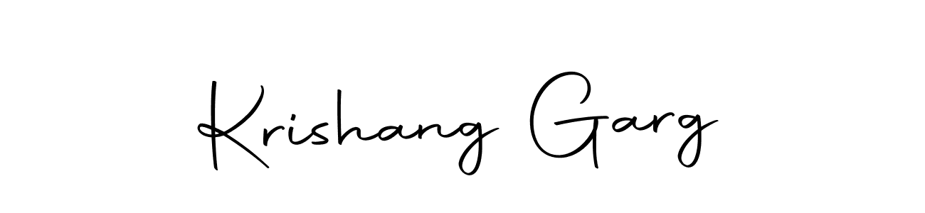 Krishang Garg stylish signature style. Best Handwritten Sign (Autography-DOLnW) for my name. Handwritten Signature Collection Ideas for my name Krishang Garg. Krishang Garg signature style 10 images and pictures png