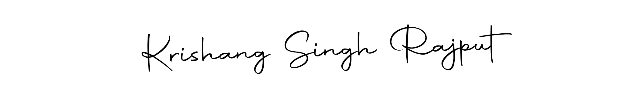 The best way (Autography-DOLnW) to make a short signature is to pick only two or three words in your name. The name Krishang Singh Rajput include a total of six letters. For converting this name. Krishang Singh Rajput signature style 10 images and pictures png
