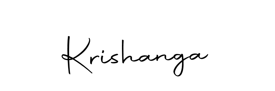 Create a beautiful signature design for name Krishanga. With this signature (Autography-DOLnW) fonts, you can make a handwritten signature for free. Krishanga signature style 10 images and pictures png