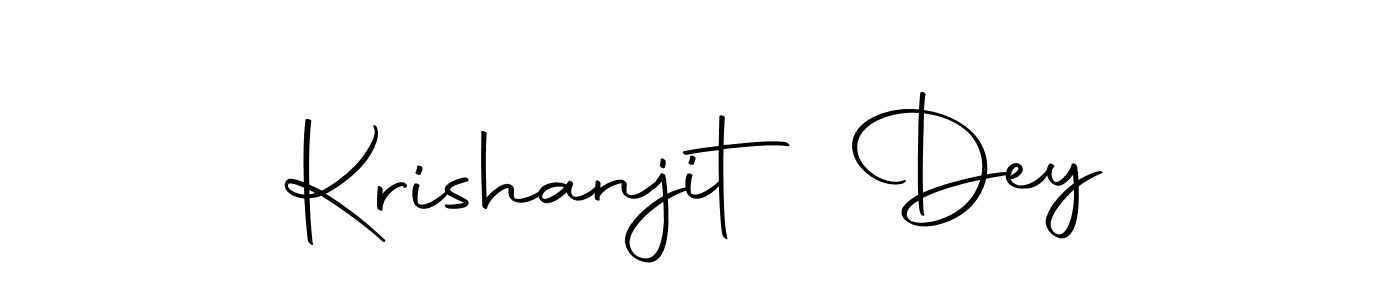 Make a beautiful signature design for name Krishanjit Dey. With this signature (Autography-DOLnW) style, you can create a handwritten signature for free. Krishanjit Dey signature style 10 images and pictures png