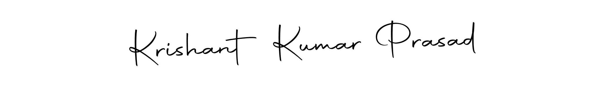 Krishant Kumar Prasad stylish signature style. Best Handwritten Sign (Autography-DOLnW) for my name. Handwritten Signature Collection Ideas for my name Krishant Kumar Prasad. Krishant Kumar Prasad signature style 10 images and pictures png