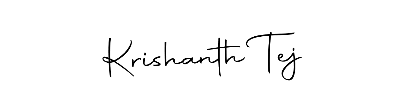 You can use this online signature creator to create a handwritten signature for the name Krishanth Tej. This is the best online autograph maker. Krishanth Tej signature style 10 images and pictures png