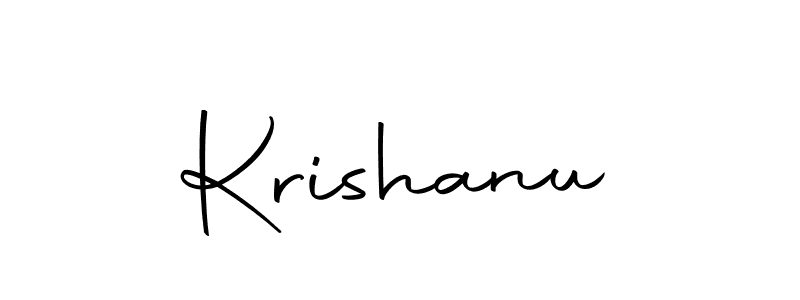 Create a beautiful signature design for name Krishanu. With this signature (Autography-DOLnW) fonts, you can make a handwritten signature for free. Krishanu signature style 10 images and pictures png