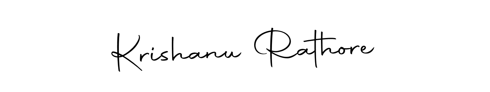 Autography-DOLnW is a professional signature style that is perfect for those who want to add a touch of class to their signature. It is also a great choice for those who want to make their signature more unique. Get Krishanu Rathore name to fancy signature for free. Krishanu Rathore signature style 10 images and pictures png