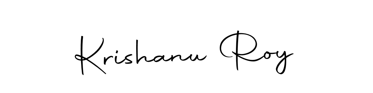 Create a beautiful signature design for name Krishanu Roy. With this signature (Autography-DOLnW) fonts, you can make a handwritten signature for free. Krishanu Roy signature style 10 images and pictures png
