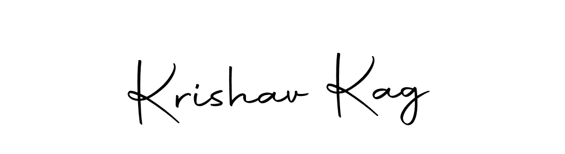 The best way (Autography-DOLnW) to make a short signature is to pick only two or three words in your name. The name Krishav Kag include a total of six letters. For converting this name. Krishav Kag signature style 10 images and pictures png