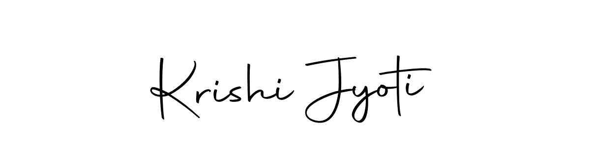 Design your own signature with our free online signature maker. With this signature software, you can create a handwritten (Autography-DOLnW) signature for name Krishi Jyoti. Krishi Jyoti signature style 10 images and pictures png