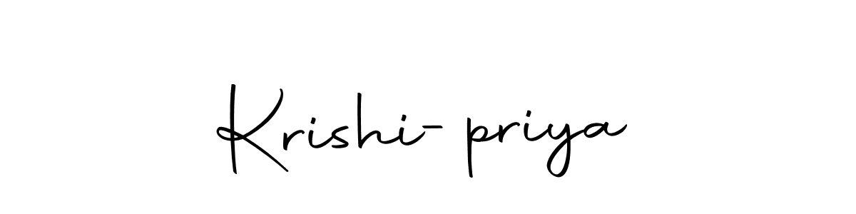 Make a beautiful signature design for name Krishi-priya. Use this online signature maker to create a handwritten signature for free. Krishi-priya signature style 10 images and pictures png