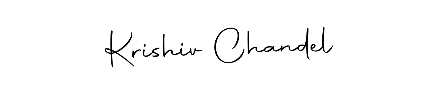 Krishiv Chandel stylish signature style. Best Handwritten Sign (Autography-DOLnW) for my name. Handwritten Signature Collection Ideas for my name Krishiv Chandel. Krishiv Chandel signature style 10 images and pictures png