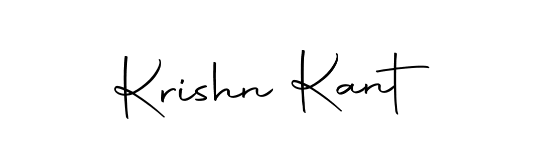 Design your own signature with our free online signature maker. With this signature software, you can create a handwritten (Autography-DOLnW) signature for name Krishn Kant. Krishn Kant signature style 10 images and pictures png