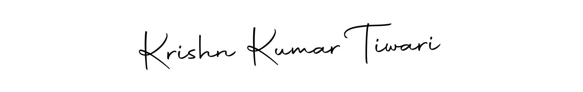 Make a short Krishn Kumar Tiwari signature style. Manage your documents anywhere anytime using Autography-DOLnW. Create and add eSignatures, submit forms, share and send files easily. Krishn Kumar Tiwari signature style 10 images and pictures png