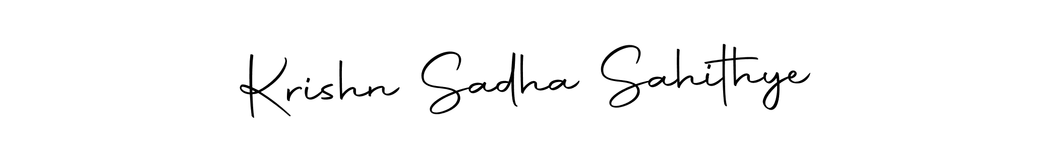 Here are the top 10 professional signature styles for the name Krishn Sadha Sahithye. These are the best autograph styles you can use for your name. Krishn Sadha Sahithye signature style 10 images and pictures png