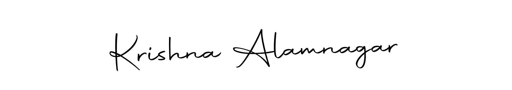 Make a beautiful signature design for name Krishna Alamnagar. With this signature (Autography-DOLnW) style, you can create a handwritten signature for free. Krishna Alamnagar signature style 10 images and pictures png