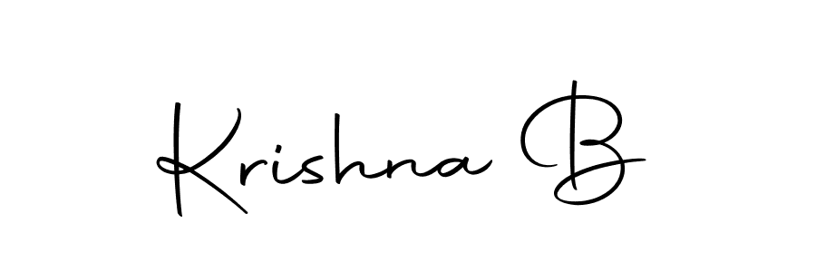 The best way (Autography-DOLnW) to make a short signature is to pick only two or three words in your name. The name Krishna B include a total of six letters. For converting this name. Krishna B signature style 10 images and pictures png