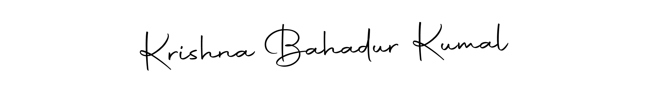 You should practise on your own different ways (Autography-DOLnW) to write your name (Krishna Bahadur Kumal) in signature. don't let someone else do it for you. Krishna Bahadur Kumal signature style 10 images and pictures png