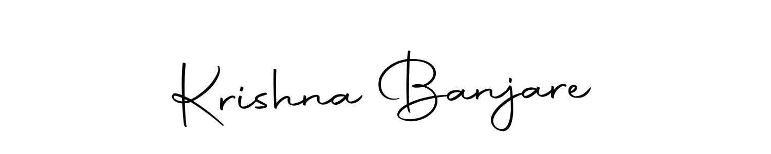 Make a beautiful signature design for name Krishna Banjare. With this signature (Autography-DOLnW) style, you can create a handwritten signature for free. Krishna Banjare signature style 10 images and pictures png