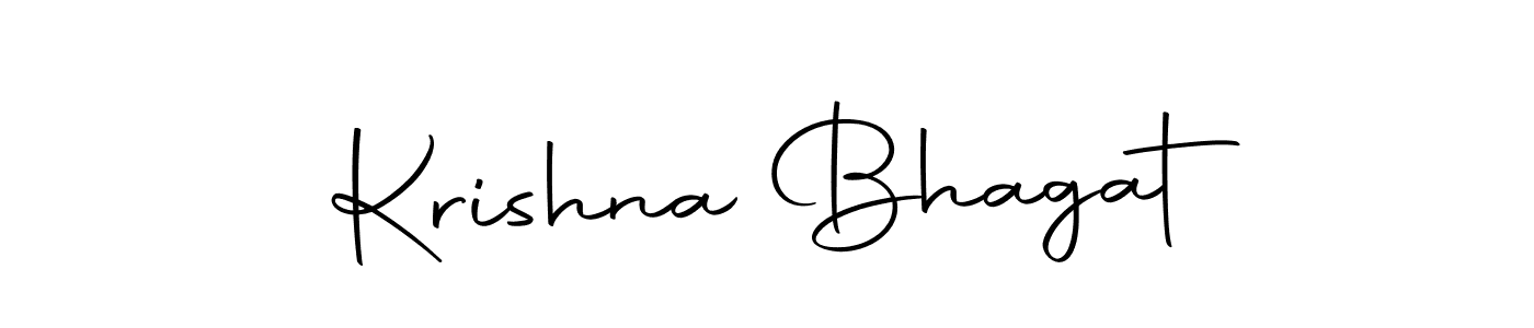 How to make Krishna Bhagat name signature. Use Autography-DOLnW style for creating short signs online. This is the latest handwritten sign. Krishna Bhagat signature style 10 images and pictures png