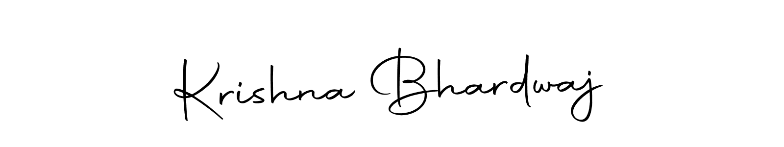 Make a beautiful signature design for name Krishna Bhardwaj. With this signature (Autography-DOLnW) style, you can create a handwritten signature for free. Krishna Bhardwaj signature style 10 images and pictures png