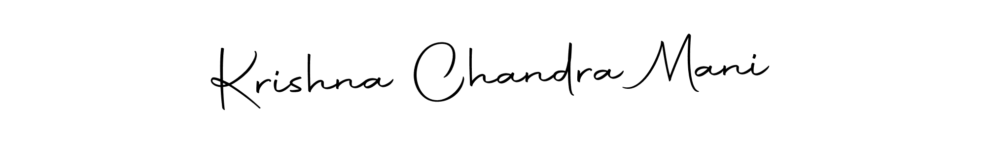Make a beautiful signature design for name Krishna Chandra Mani. Use this online signature maker to create a handwritten signature for free. Krishna Chandra Mani signature style 10 images and pictures png