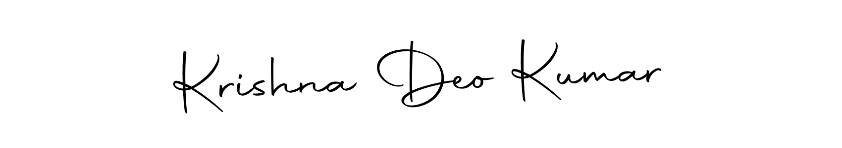 Design your own signature with our free online signature maker. With this signature software, you can create a handwritten (Autography-DOLnW) signature for name Krishna Deo Kumar. Krishna Deo Kumar signature style 10 images and pictures png
