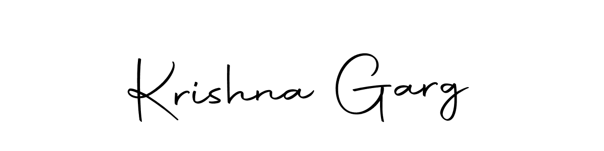 Make a beautiful signature design for name Krishna Garg. With this signature (Autography-DOLnW) style, you can create a handwritten signature for free. Krishna Garg signature style 10 images and pictures png