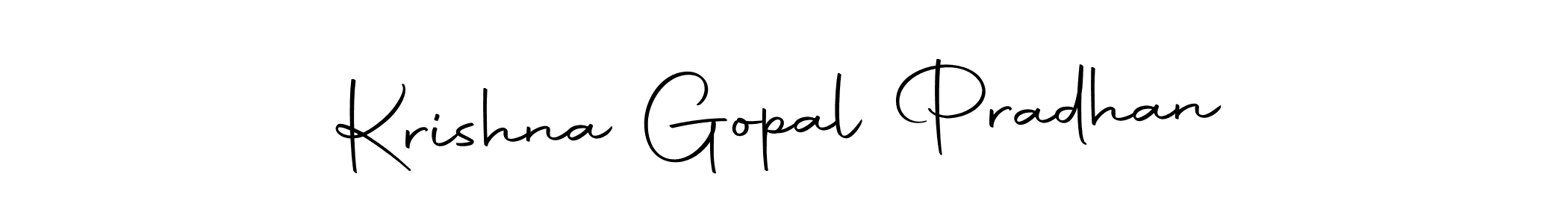 Use a signature maker to create a handwritten signature online. With this signature software, you can design (Autography-DOLnW) your own signature for name Krishna Gopal Pradhan. Krishna Gopal Pradhan signature style 10 images and pictures png