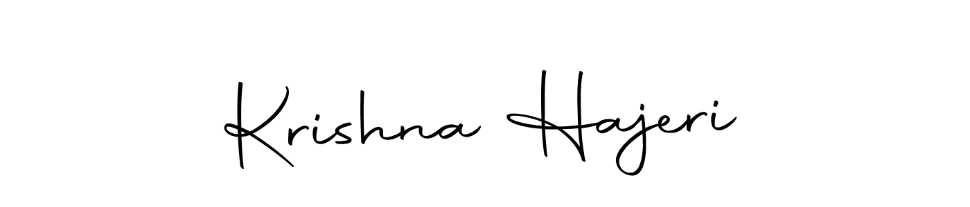Make a beautiful signature design for name Krishna Hajeri. With this signature (Autography-DOLnW) style, you can create a handwritten signature for free. Krishna Hajeri signature style 10 images and pictures png