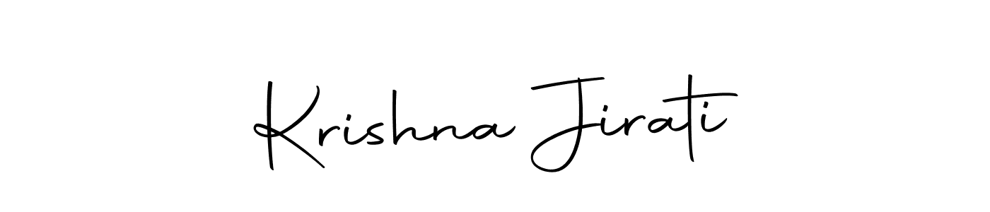 Make a beautiful signature design for name Krishna Jirati. With this signature (Autography-DOLnW) style, you can create a handwritten signature for free. Krishna Jirati signature style 10 images and pictures png