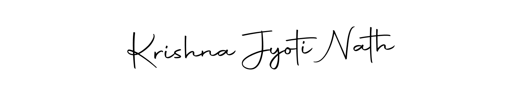 Create a beautiful signature design for name Krishna Jyoti Nath. With this signature (Autography-DOLnW) fonts, you can make a handwritten signature for free. Krishna Jyoti Nath signature style 10 images and pictures png