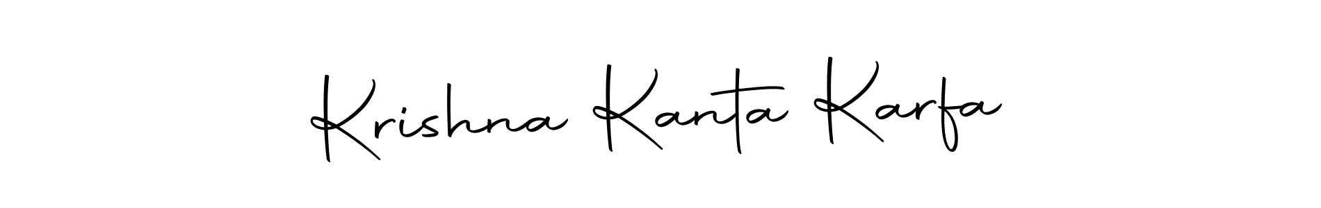 You can use this online signature creator to create a handwritten signature for the name Krishna Kanta Karfa. This is the best online autograph maker. Krishna Kanta Karfa signature style 10 images and pictures png
