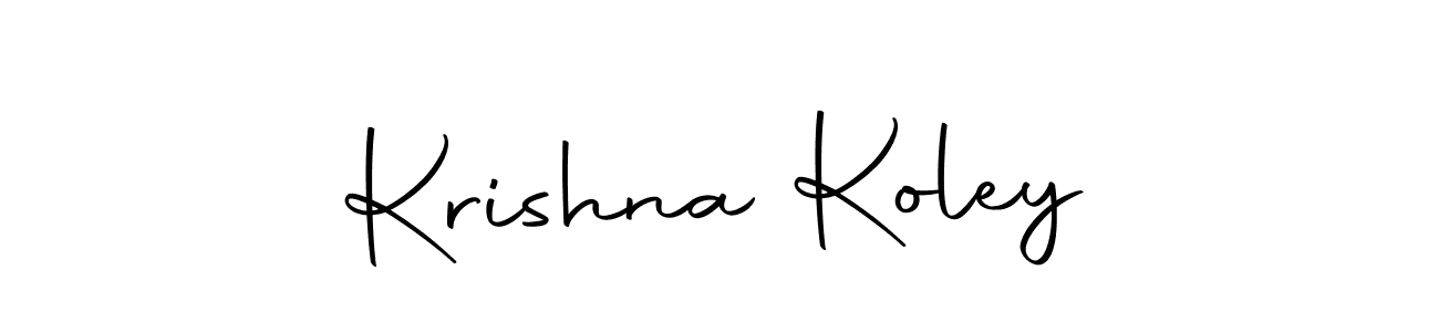 Use a signature maker to create a handwritten signature online. With this signature software, you can design (Autography-DOLnW) your own signature for name Krishna Koley. Krishna Koley signature style 10 images and pictures png