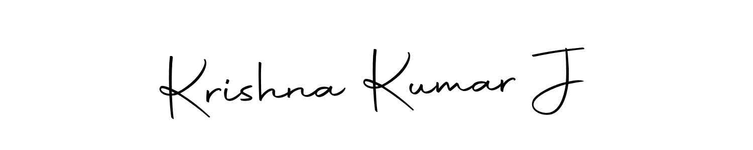 You should practise on your own different ways (Autography-DOLnW) to write your name (Krishna Kumar J) in signature. don't let someone else do it for you. Krishna Kumar J signature style 10 images and pictures png