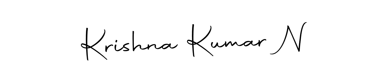 Make a short Krishna Kumar N signature style. Manage your documents anywhere anytime using Autography-DOLnW. Create and add eSignatures, submit forms, share and send files easily. Krishna Kumar N signature style 10 images and pictures png