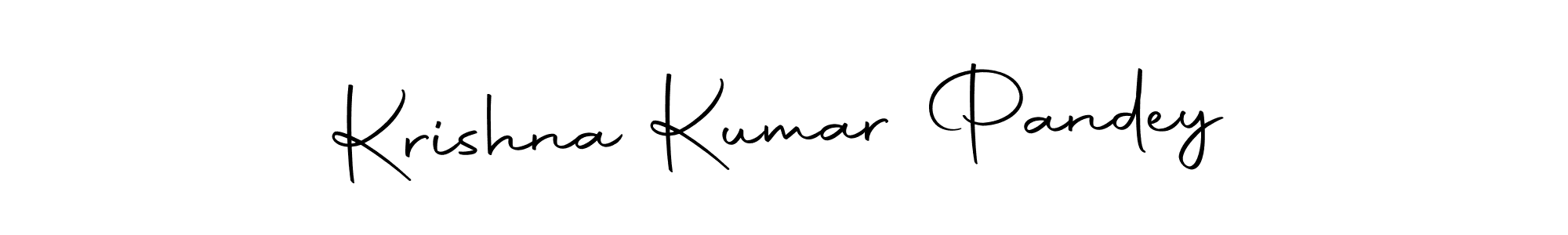 Design your own signature with our free online signature maker. With this signature software, you can create a handwritten (Autography-DOLnW) signature for name Krishna Kumar Pandey. Krishna Kumar Pandey signature style 10 images and pictures png