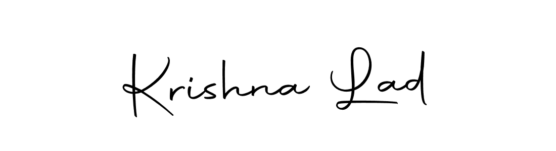 How to make Krishna Lad name signature. Use Autography-DOLnW style for creating short signs online. This is the latest handwritten sign. Krishna Lad signature style 10 images and pictures png