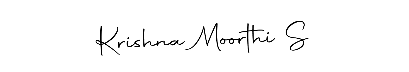 It looks lik you need a new signature style for name Krishna Moorthi S. Design unique handwritten (Autography-DOLnW) signature with our free signature maker in just a few clicks. Krishna Moorthi S signature style 10 images and pictures png