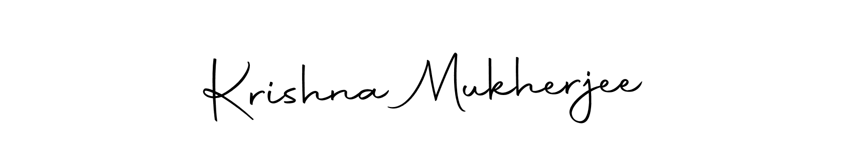 Use a signature maker to create a handwritten signature online. With this signature software, you can design (Autography-DOLnW) your own signature for name Krishna Mukherjee. Krishna Mukherjee signature style 10 images and pictures png